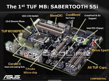 ASUS TUF  sabertooth 55i